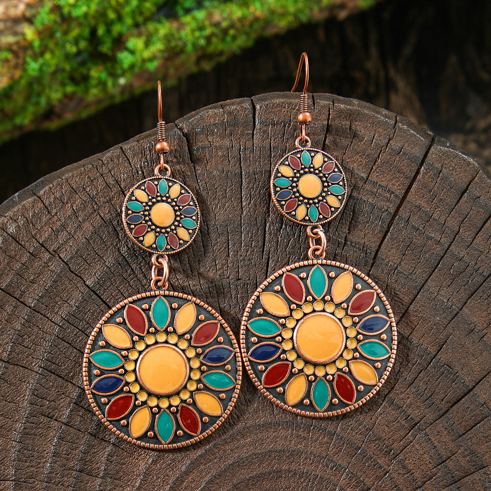 Vintage Bohemian Style Hand-woven Tassel Earrings