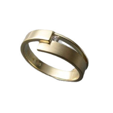 Gold Ring Female Wholesale Irregular Asymmetric