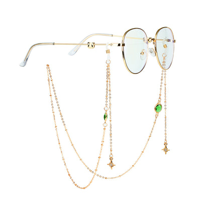 Glasses Bound Glass Hanging Chain