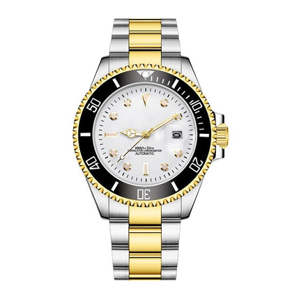 Stainless Steel Band Men's Mechanical Watch