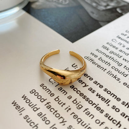 Women's French Style Minimalist Design Ring