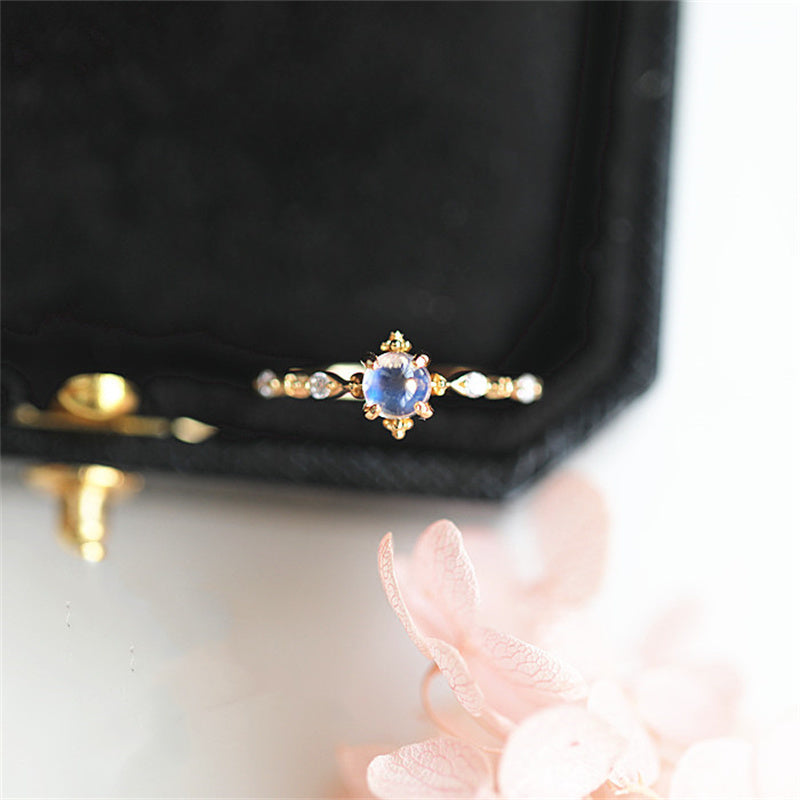 Women's Sterling Silver Gold Plated Ring