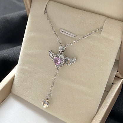 Titanium Steel Color-retaining Temperament Copper Micro Inlaid Zircon Flowers