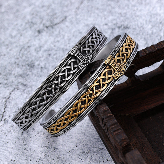 Men's And Women's Fashion Stainless Steel C-shaped Bracelet
