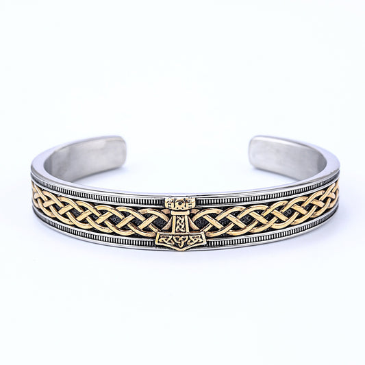 Men's And Women's Fashion Stainless Steel C-shaped Bracelet