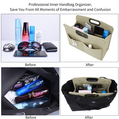 Large capacity felt storage bag