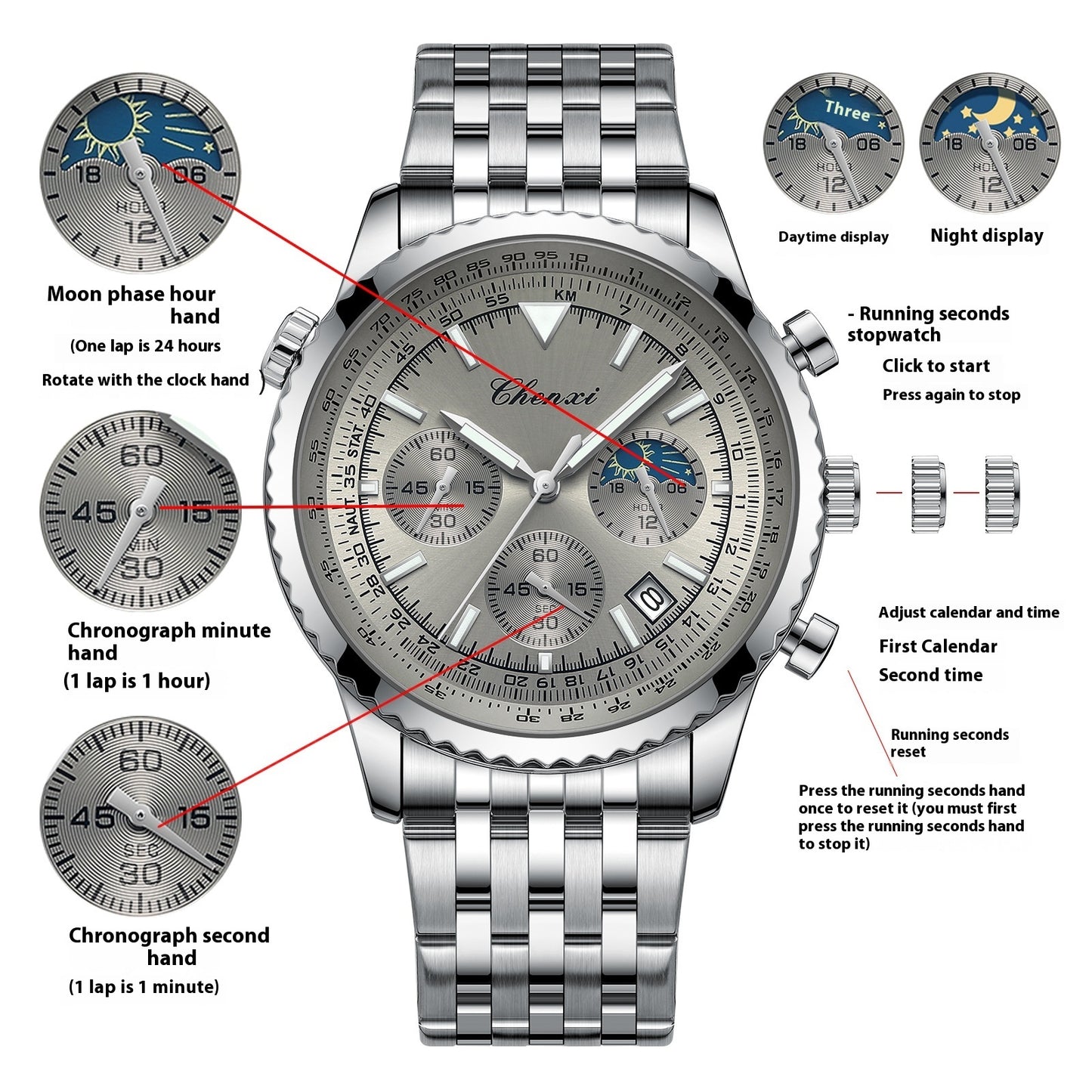 Stylish And Versatile Watch Men