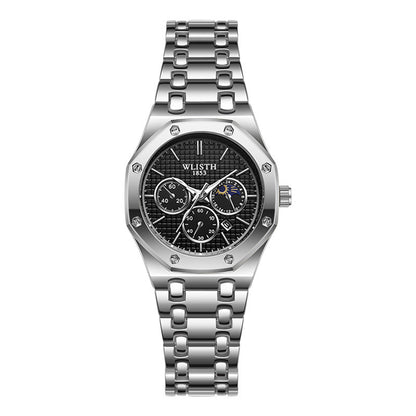 Women's Watch Luminous Steel Strap Calendar