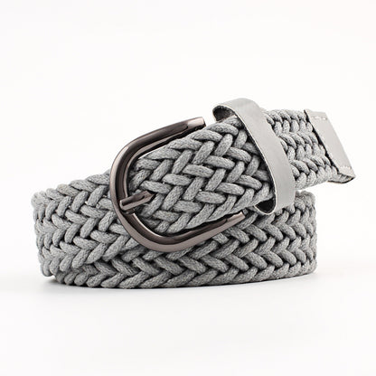 Fashion All-match Literary Fan Cotton And Linen Wide Girdle