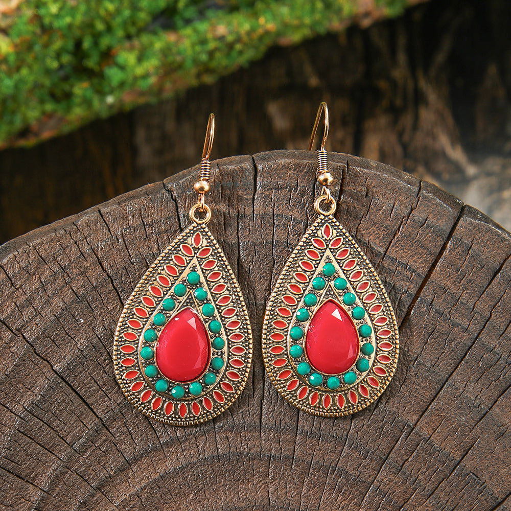Vintage Bohemian Style Hand-woven Tassel Earrings