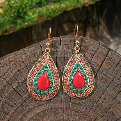 Vintage Bohemian Style Hand-woven Tassel Earrings
