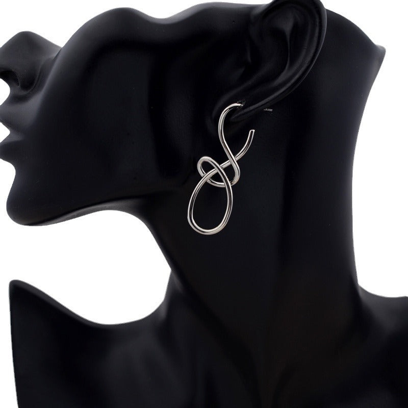 European And American Special-interest Design Ear Studs