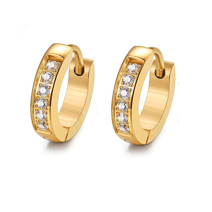 Female Leisure Haoshi Fashionable Titanium Steel Earrings