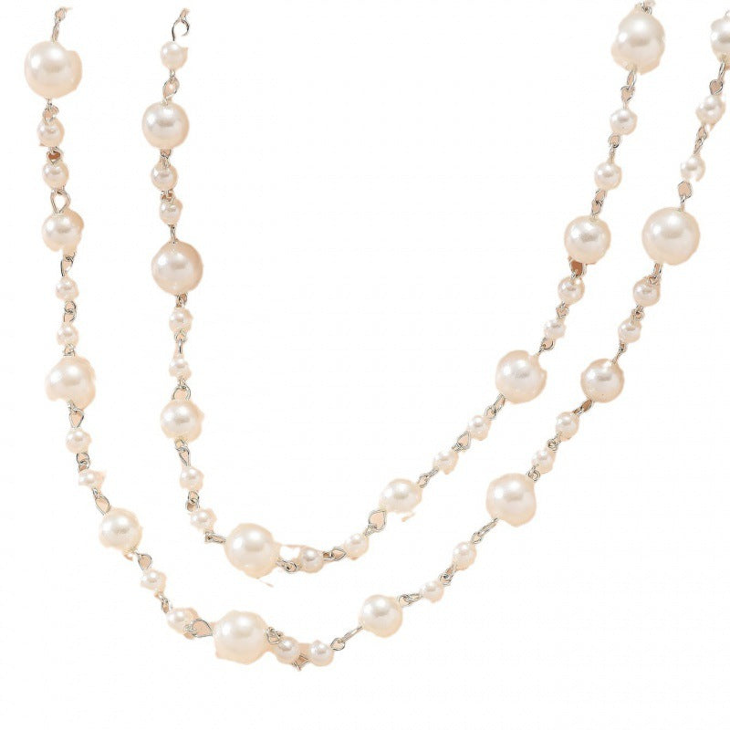 Pearls Necklace Ornament Niche All-matching