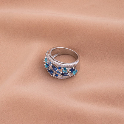 خاتم دائري مجوف ذو نسيج متقدم فريد من نوعه