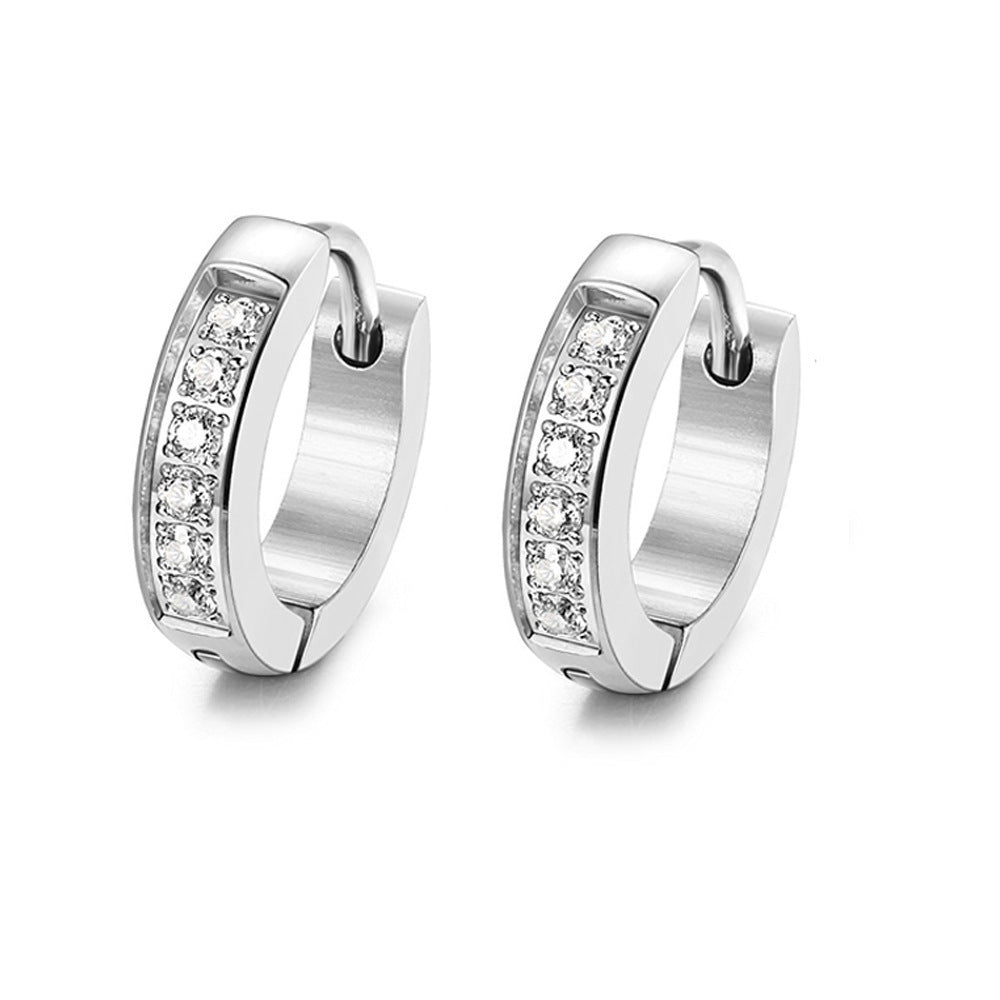 Female Leisure Haoshi Fashionable Titanium Steel Earrings