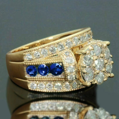 High Luxury Banquet Shiny Ring Fashion Popular Dress Matching Ring