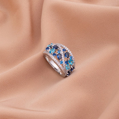 خاتم دائري مجوف ذو نسيج متقدم فريد من نوعه