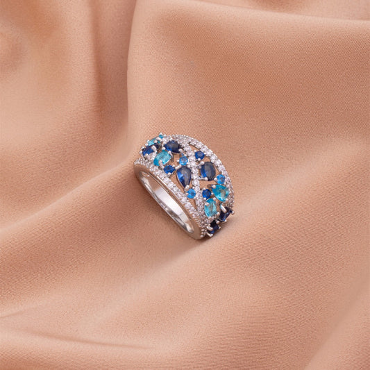 Round Hollow Advanced Texture Ring Unique