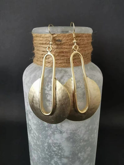 Retro Fashion And Personalized Geometric Earrings