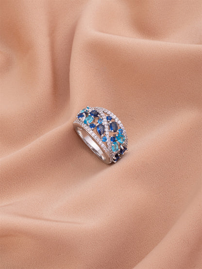 خاتم دائري مجوف ذو نسيج متقدم فريد من نوعه