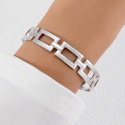 Bow Letter Personality Geometric Irregular Bracelet