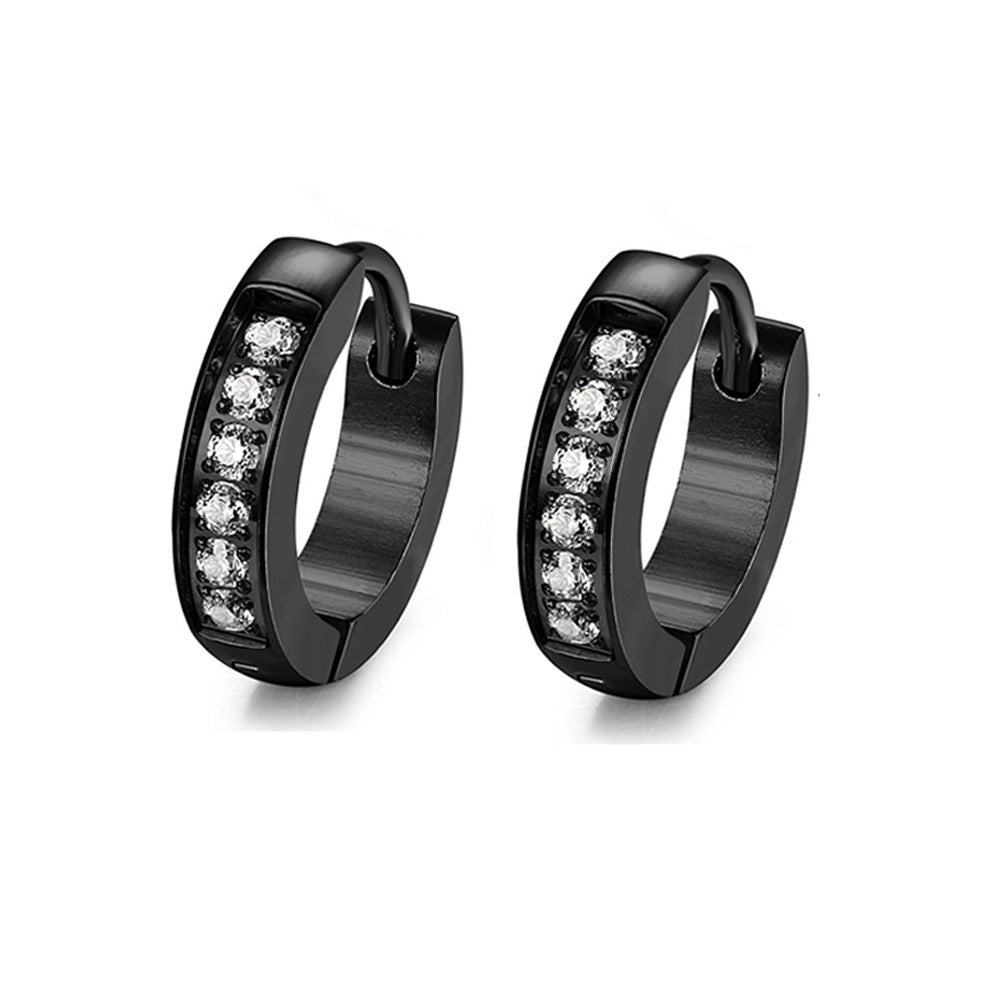 Female Leisure Haoshi Fashionable Titanium Steel Earrings