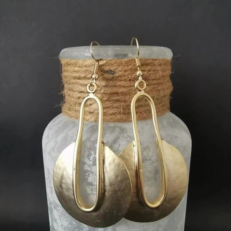 Retro Fashion And Personalized Geometric Earrings