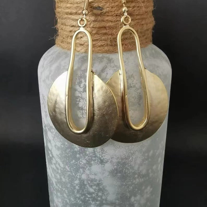 Retro Fashion And Personalized Geometric Earrings