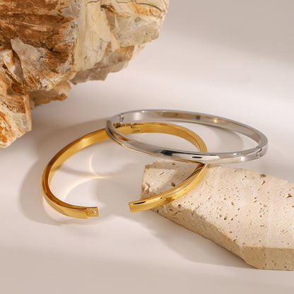 سوار مشبك لامع من الفولاذ المقاوم للصدأ أوروبي وأمريكي