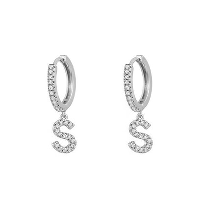 Women's Korean Style Small Earrings Half Circle