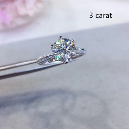 Half Of The Country Moissanite Diamond Ring Fidelity