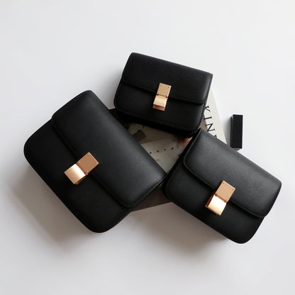 Spring Style Commuter Stewardess Leather One Shoulder Messenger Bag