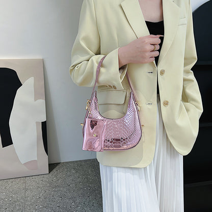 حقيبة كتف ربيعية موجزة على الطراز الغربي