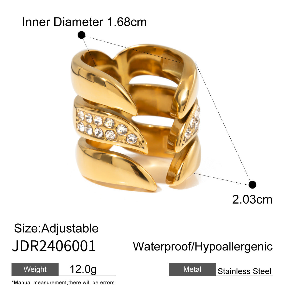 Niche High-grade Stainless Steel Rhinestone Feather Earrings