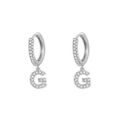 Women's Korean Style Small Earrings Half Circle