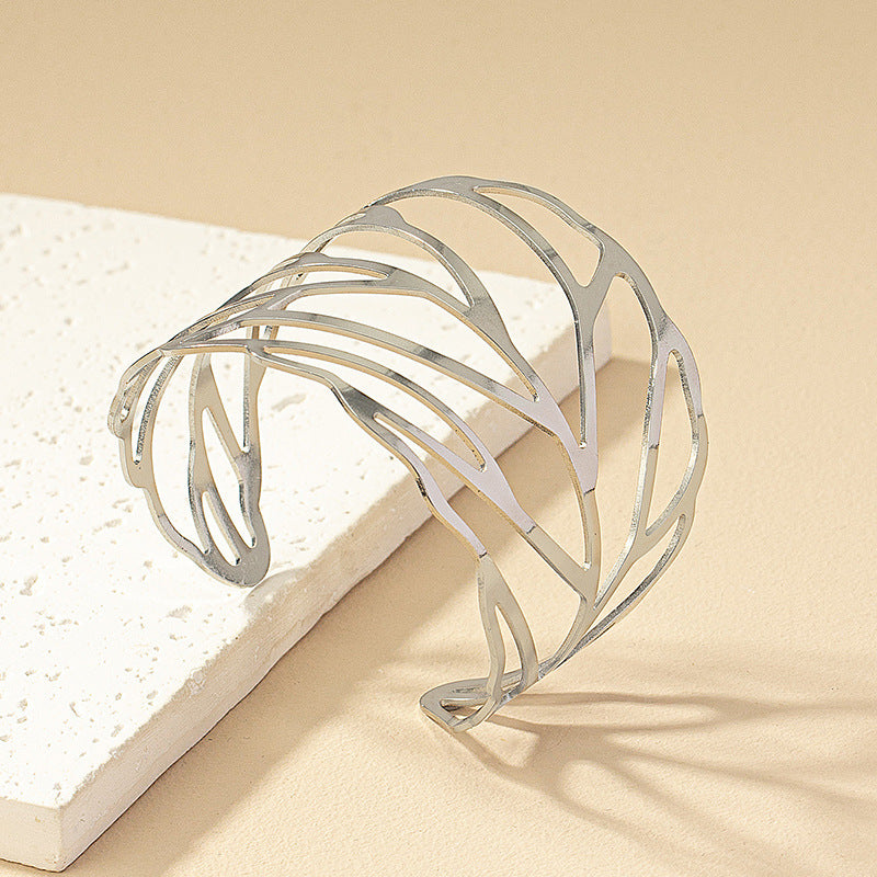 Design Leaf Bracelet For Women Vintage Jewelry