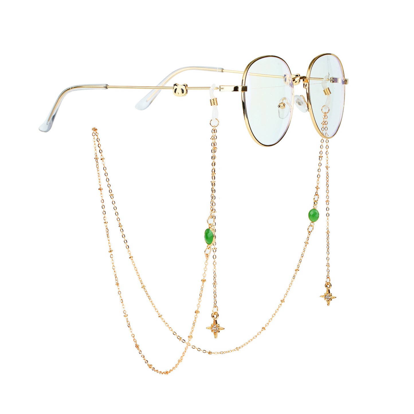 Glasses Bound Glass Hanging Chain