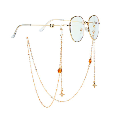 Glasses Bound Glass Hanging Chain
