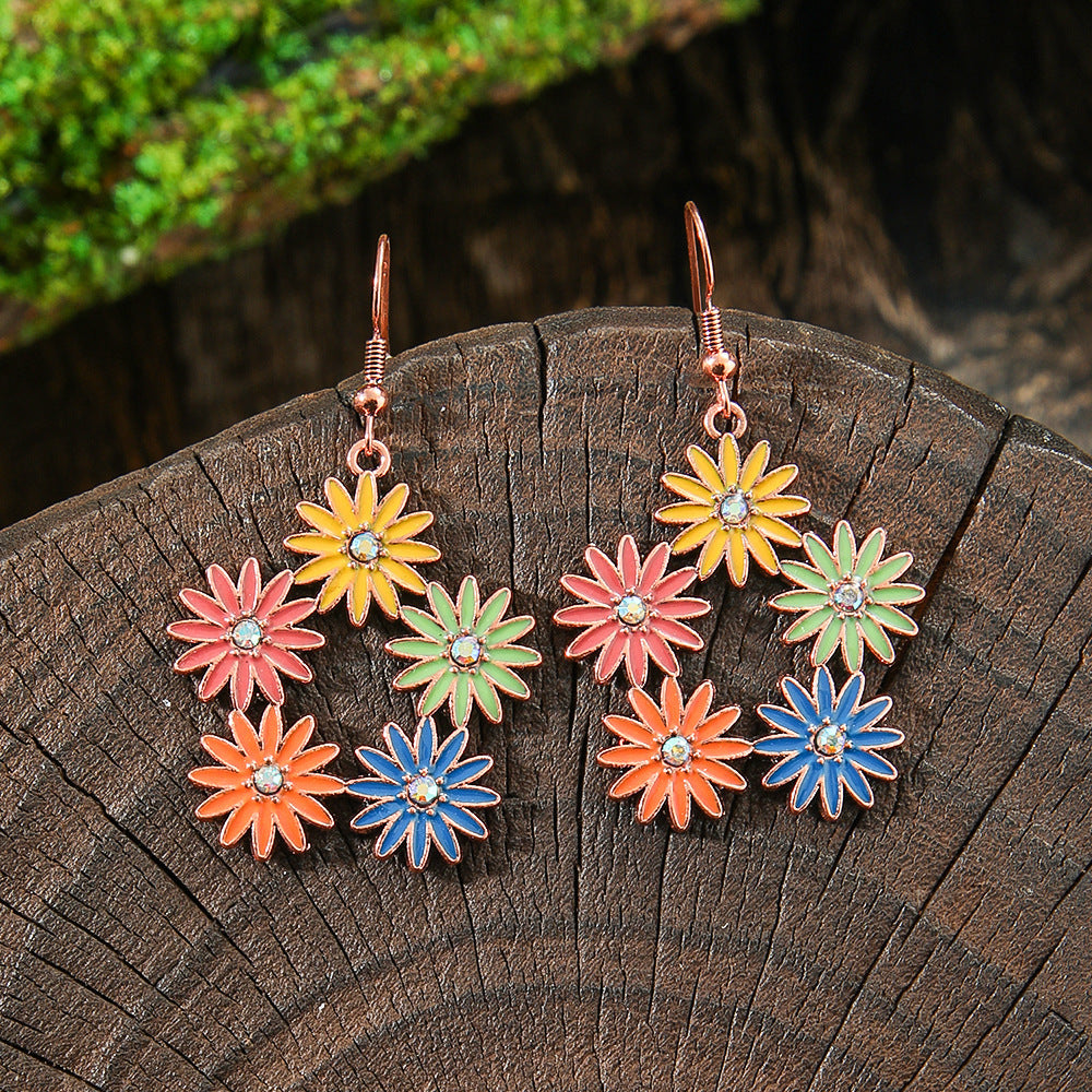 Vintage Bohemian Style Hand-woven Tassel Earrings