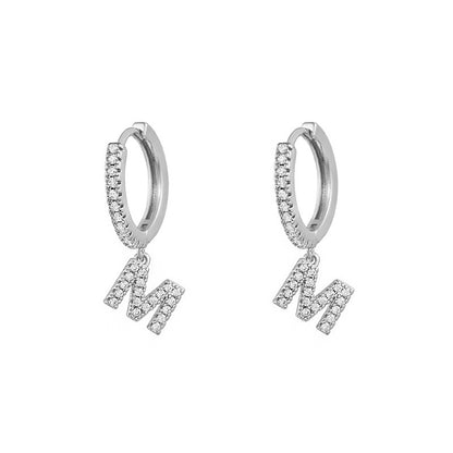 Women's Korean Style Small Earrings Half Circle