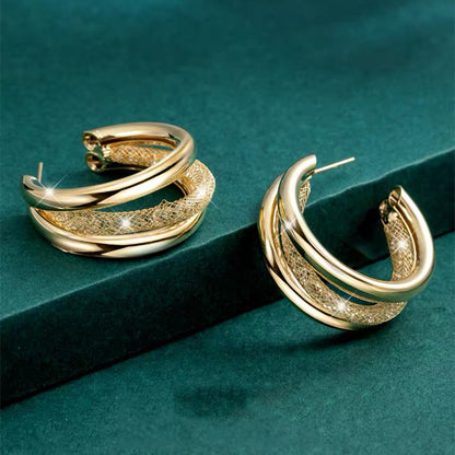 Women's Summer Design Sense High-end Light Luxury Earrings